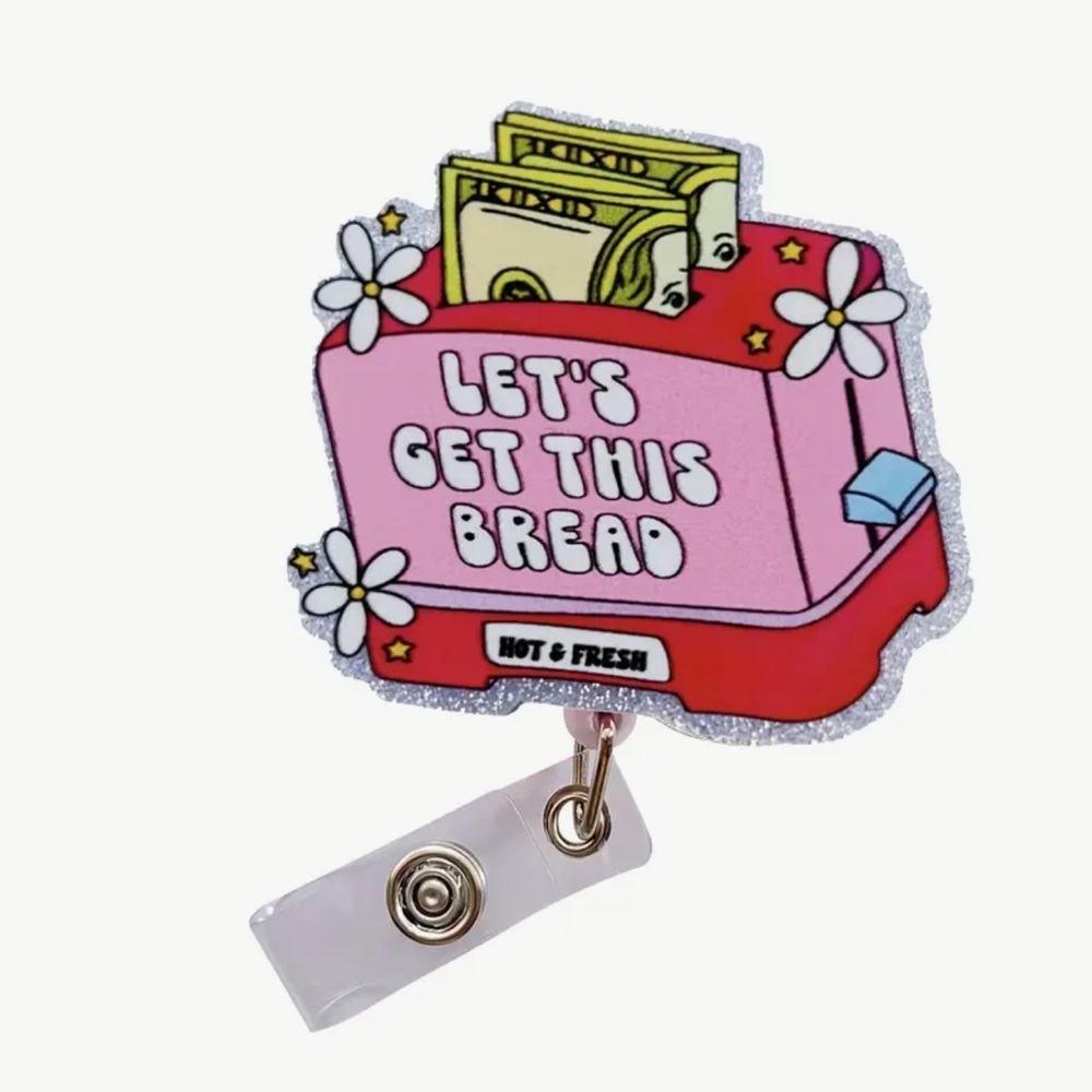 Pink and Red Badge Reel with Fun Design